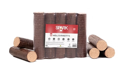 Spark Buchen-Kaminbriketts rund 960 kg auf Palette – Bild 4
