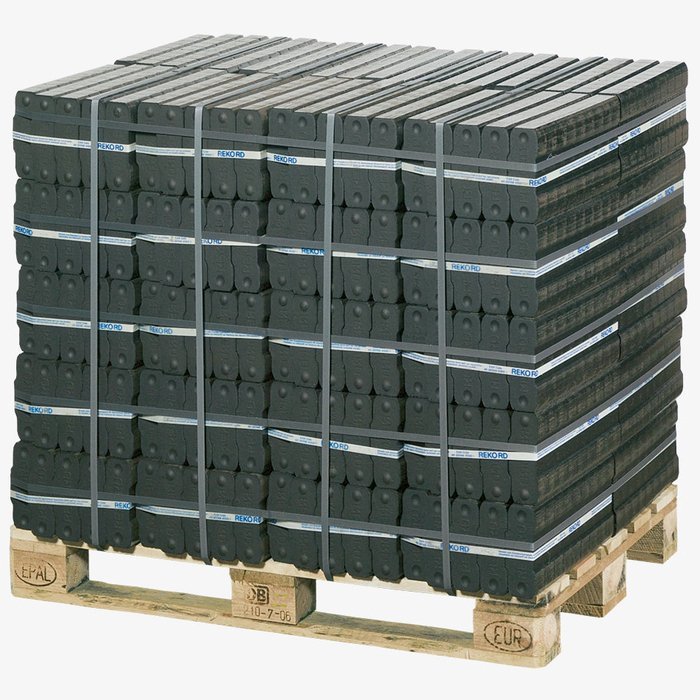 5 Paletten REKORD-Braunkohlebriketts (40 × 25 kg) – Reservevorrat – Bild 2