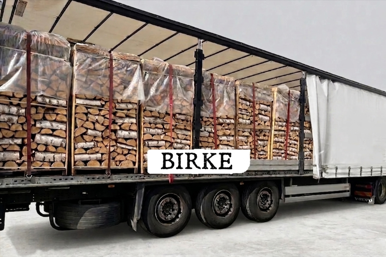 LKW-Ladung Brennholz – Birke – 30/33 cm – kammergetrocknet – 2 RM Paletten – Bild 3